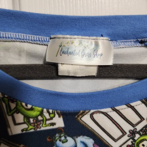 Enchanted Dress Shop Boutique Disney Pixar Monsters Inc Raglan Unisex Shirt 2XL - Picture 4 of 5